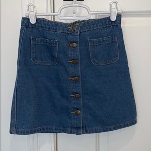 Jondie denim mini skirt